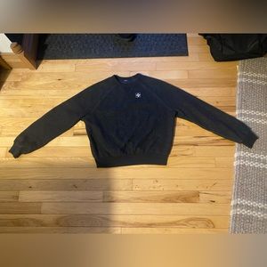 Black crew neck from a local M22 store in TC